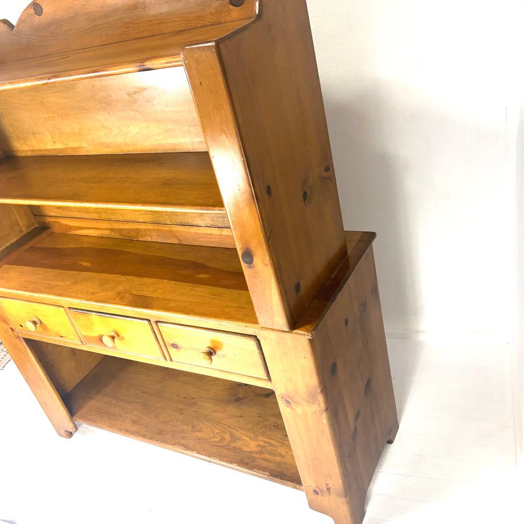 【送料無料】飾り棚　カップボード　カントリー　JRS認定　池内株式会社