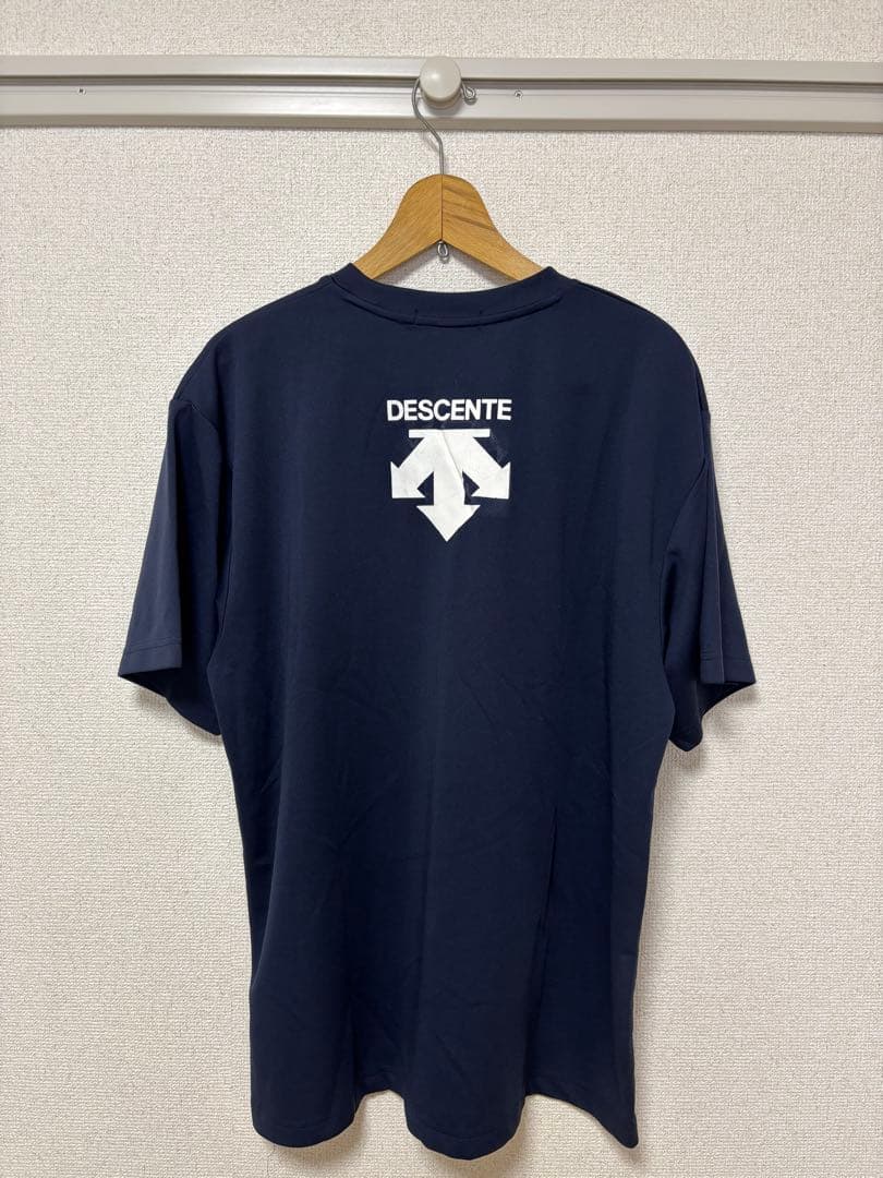 【限定】愛知国体DESCENTE バレーボールシャツ　ネイビー