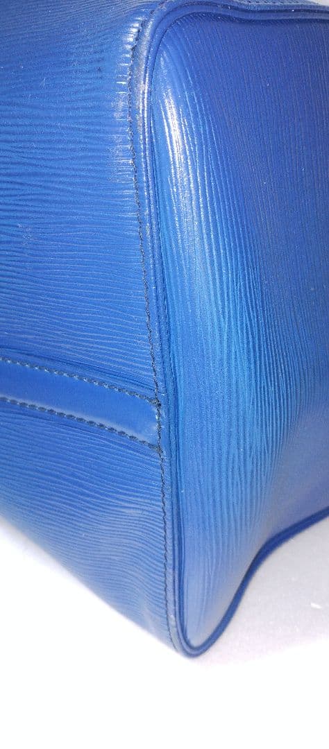 【美品】LOUIS VUITTON エピ　キーポル　50　ボストンバッグ　ブルー