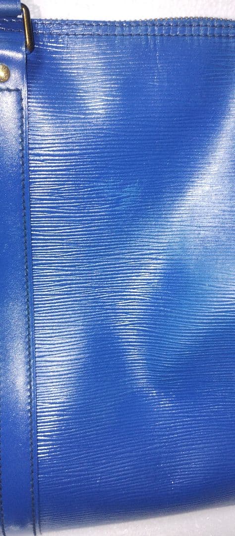 【美品】LOUIS VUITTON エピ　キーポル　50　ボストンバッグ　ブルー