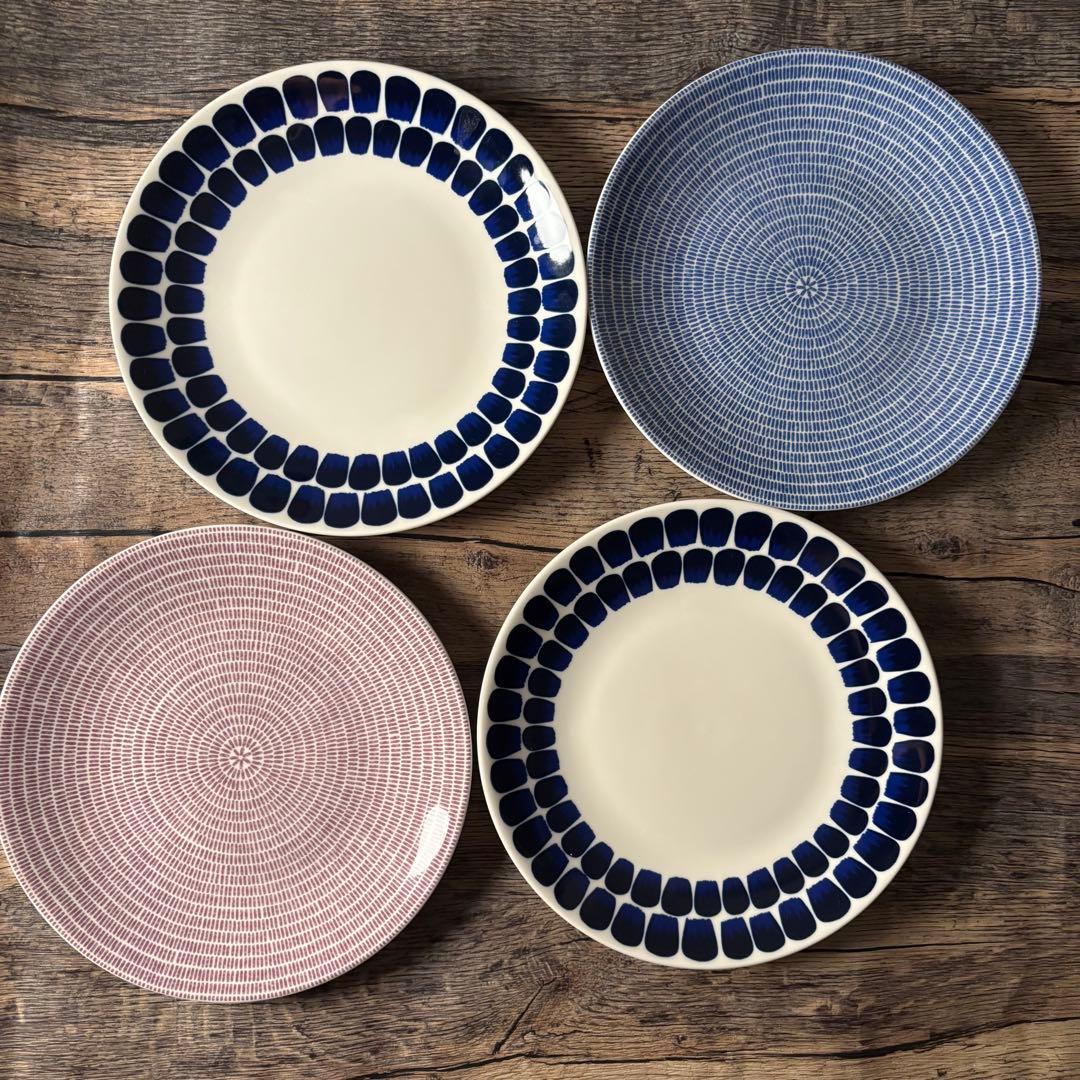 イッタラ　アラビア　21cmプレート4枚セット