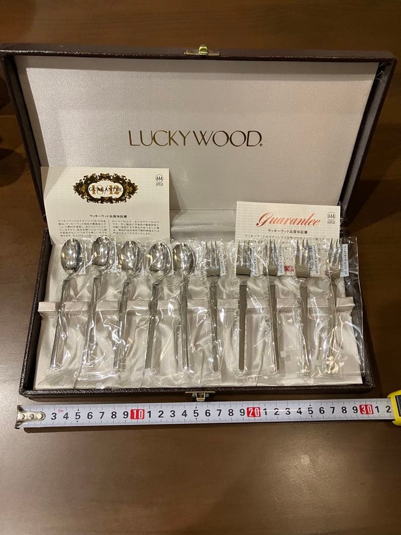 LUCKY WOOD カトラリーセット スプーン　フォーク