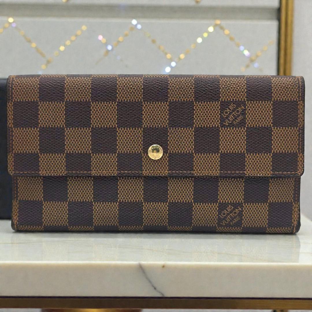 ルイヴィトン ダミエ ポルトフォイユ インターナショナル 折り財布 N61217