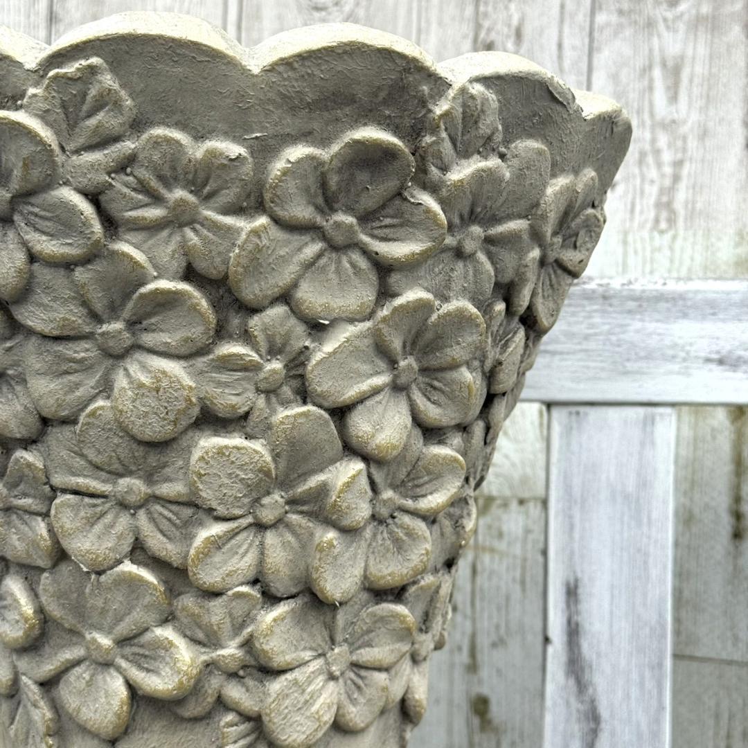 グラスファイバー ゴブレット ローズ 植木鉢 プランター 鉢 ガーデニング