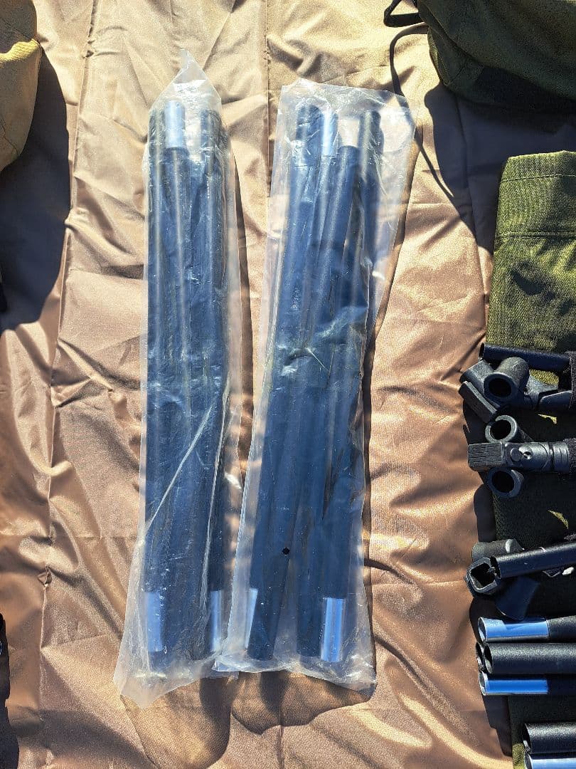 【美品】WAQ 2WAY フォールディングコット　オリーブ&タン　2個セット販売