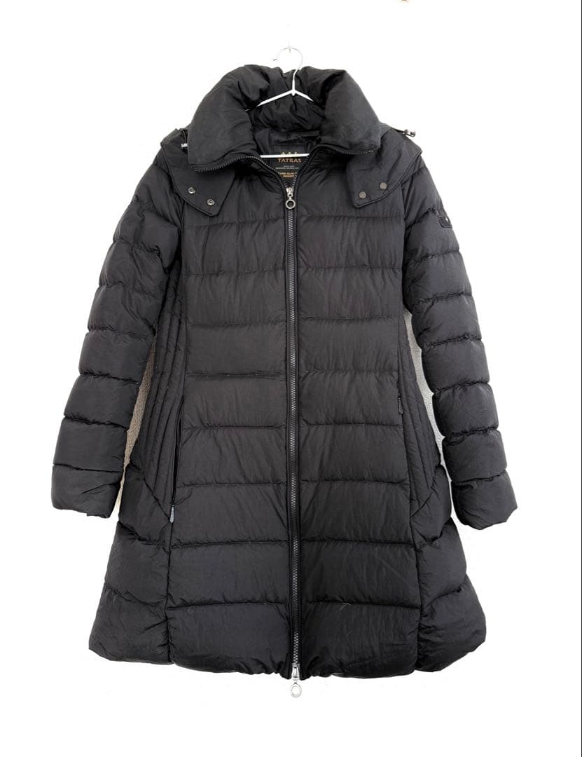 TATRAS タトラス ポリテアマ ジップアップ フーデッド ダウンコート　2