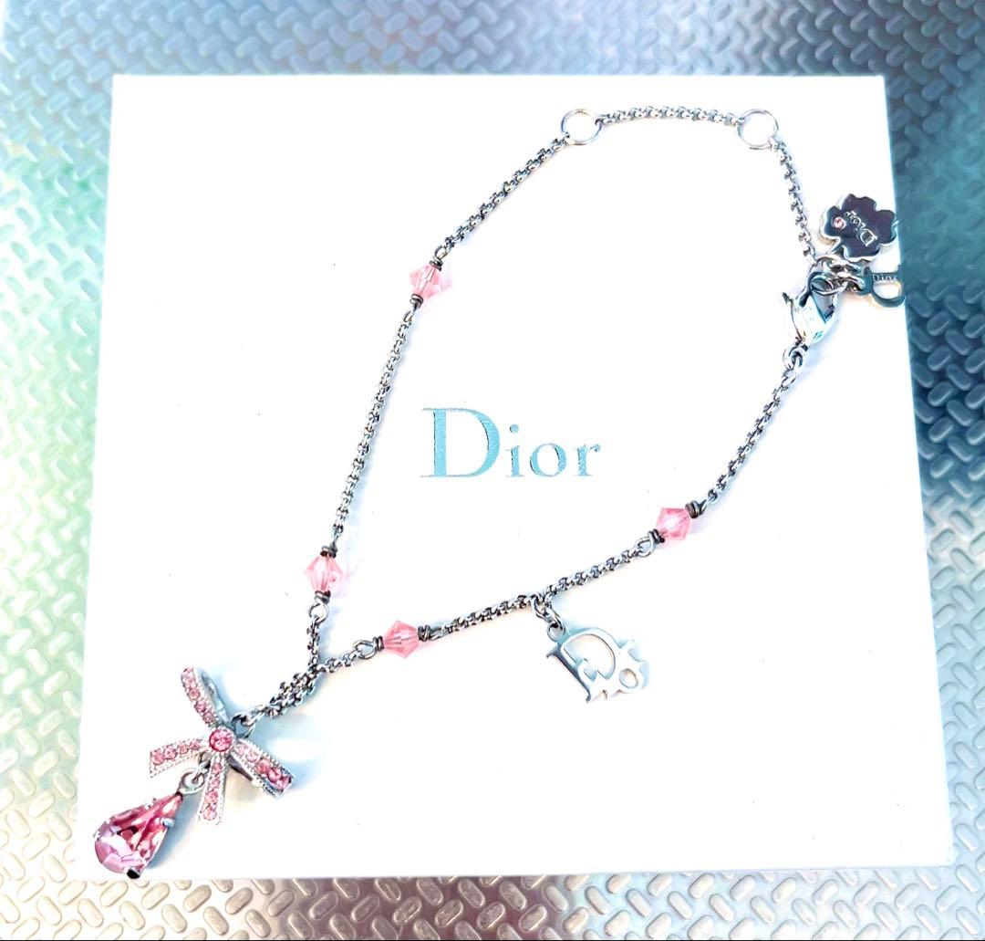 Dior リボンモチーフ ブレスレット 美品 希少 期間限定16日まで値下げ中！