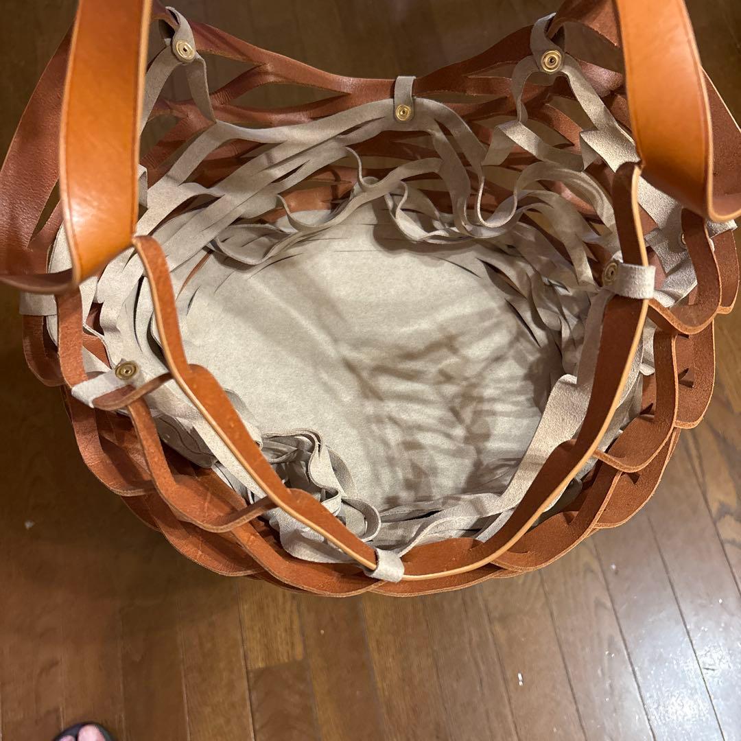 il micio 編み込みバスケット バック