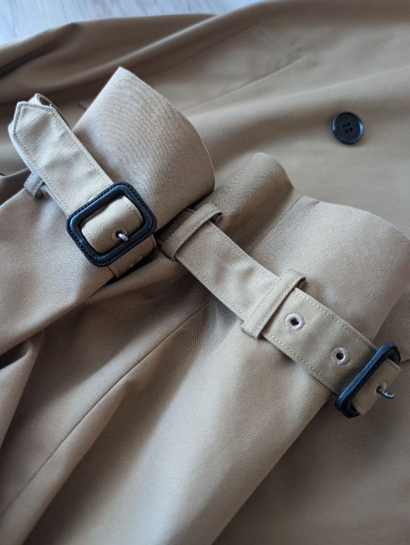 【美品】HYKE トレンチコート レギュラーフィット サイズ2