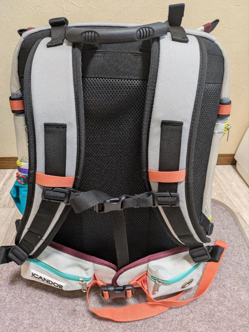 ICANDOR　犬猫キャリーバッグ MISTYGrey