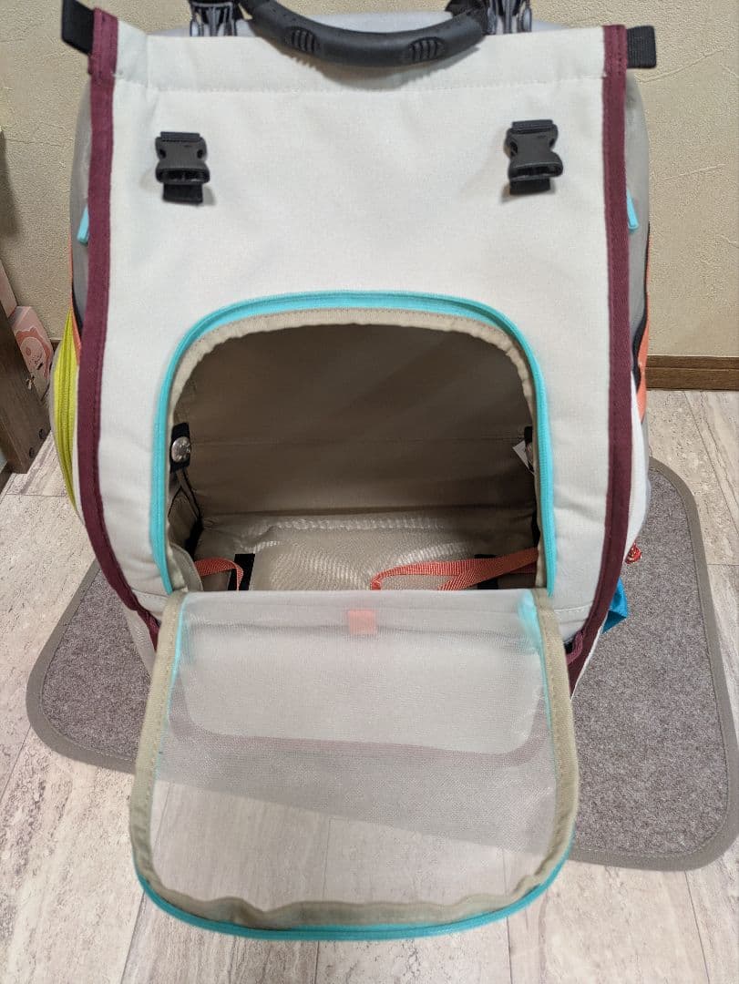 ICANDOR　犬猫キャリーバッグ MISTYGrey