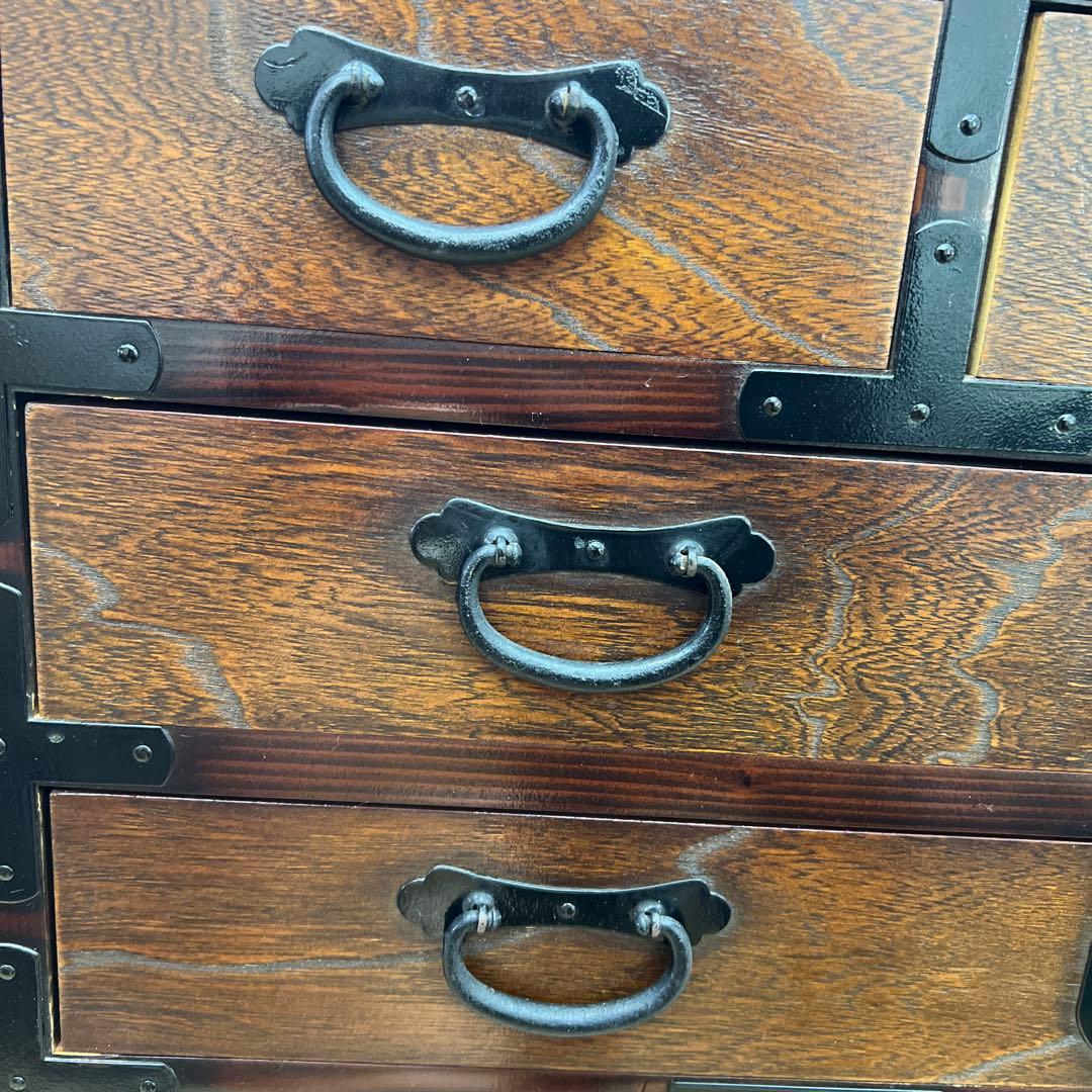 r*y様 アンティーク家具　箪笥　ロック付　昭和レトロ