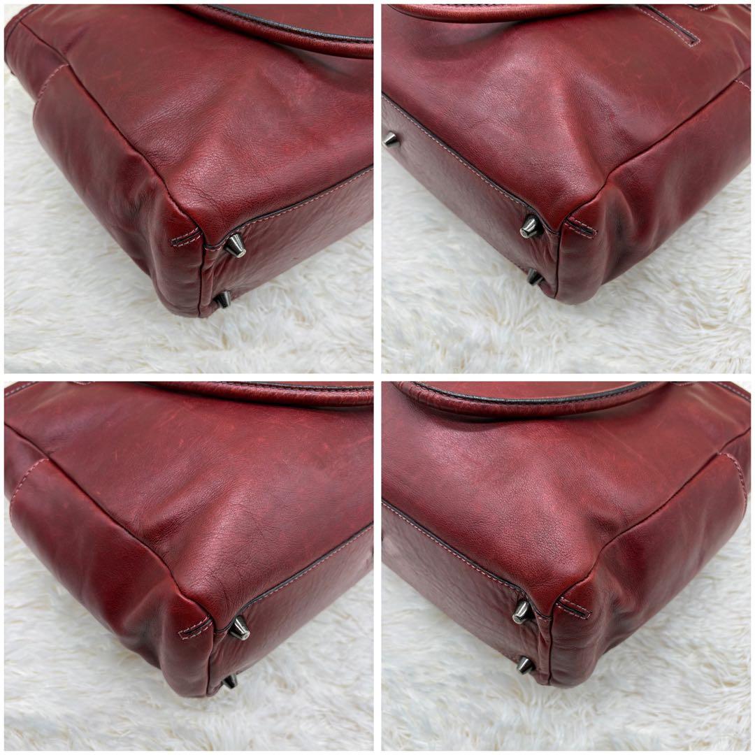 土屋鞄 セッション ビッグ トートバッグ 本革 ブラウン 肩掛け 通勤 A4