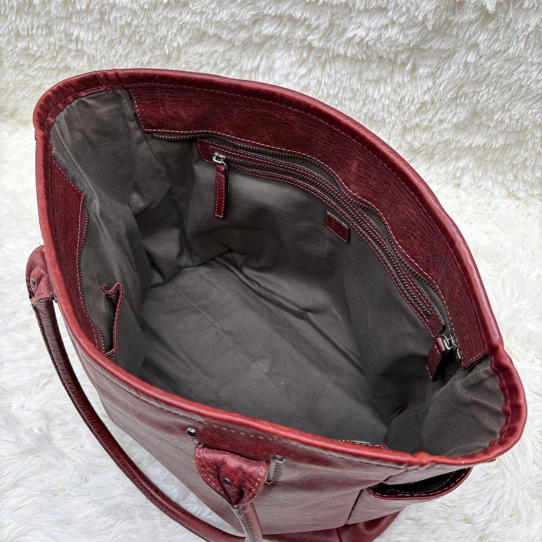 土屋鞄 セッション ビッグ トートバッグ 本革 ブラウン 肩掛け 通勤 A4