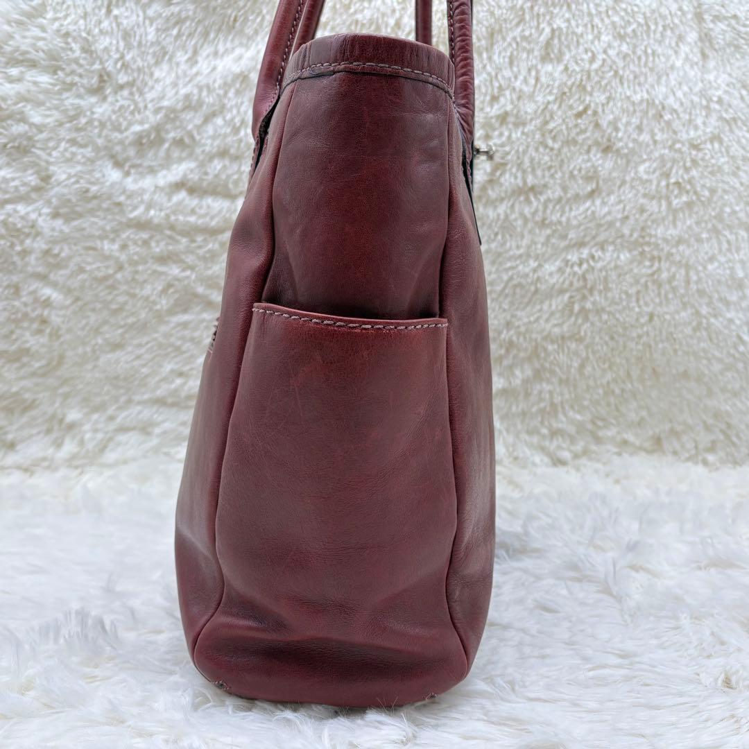 土屋鞄 セッション ビッグ トートバッグ 本革 ブラウン 肩掛け 通勤 A4