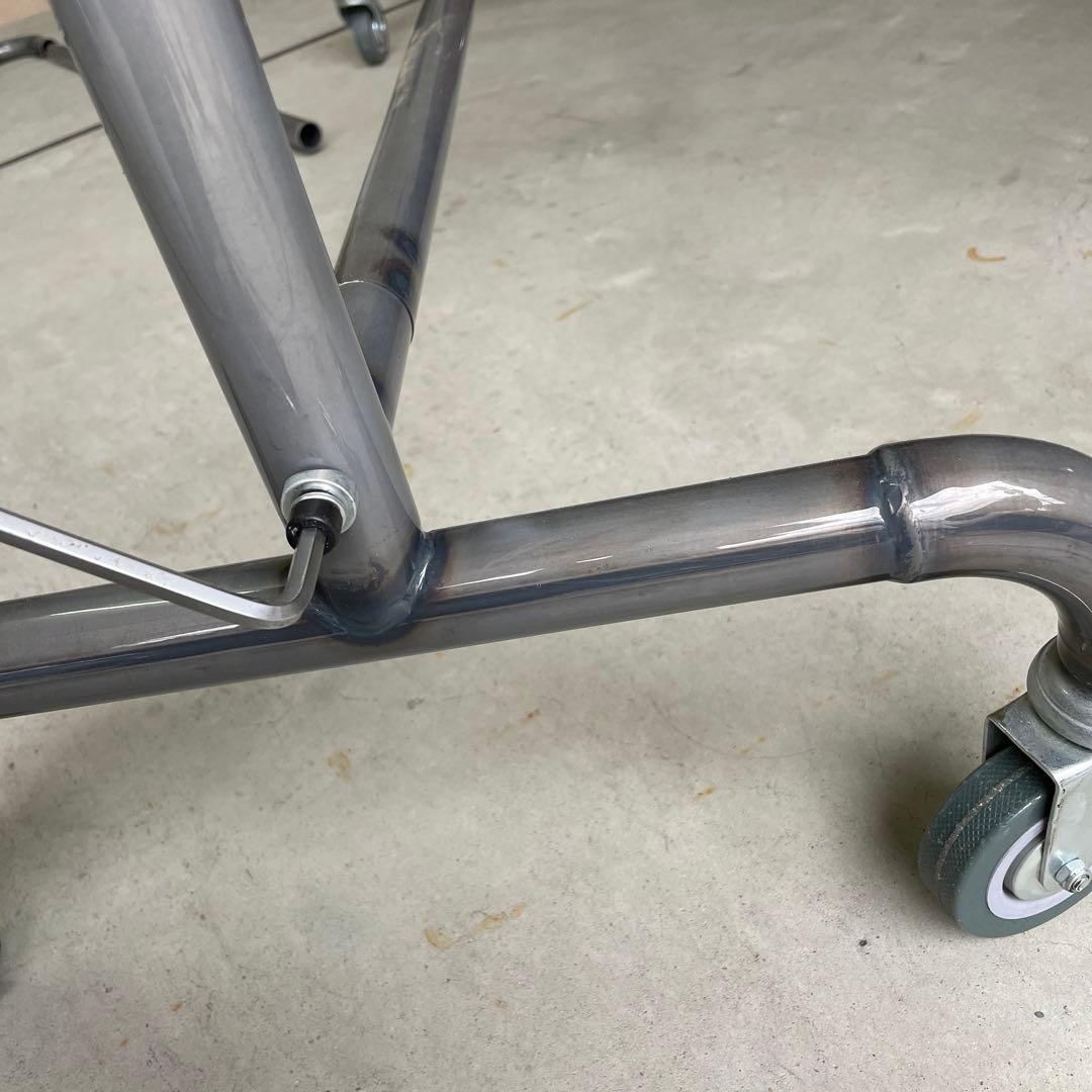 【残1】 インダストリアル シャビー 鉄製 配管 パイプ ハンガーラック 無骨