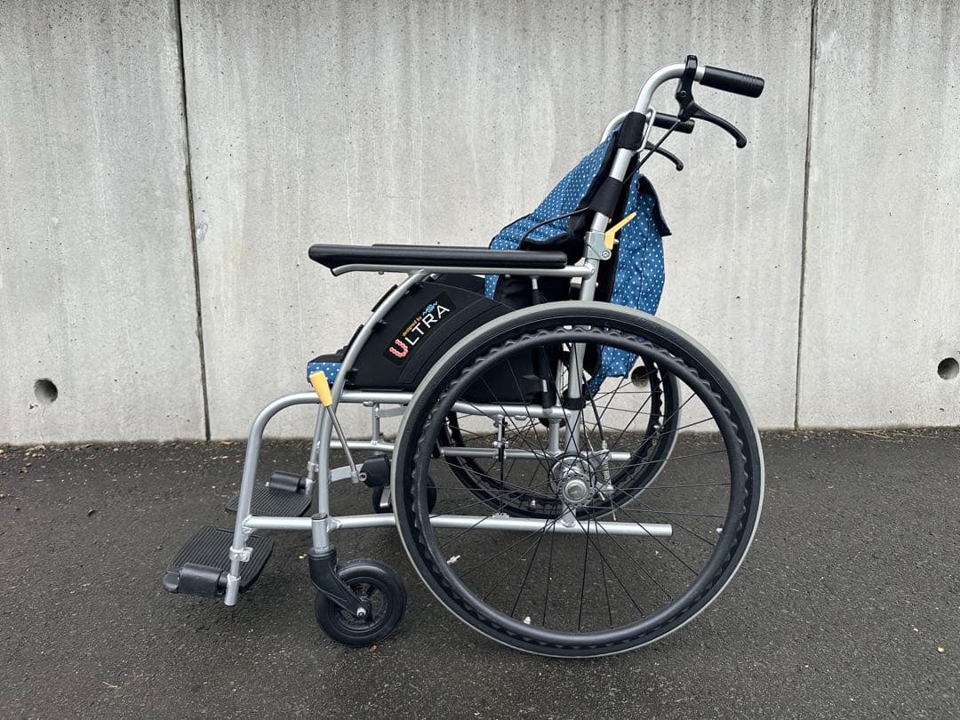 NISSIN 日進医療器 NA-U1 ウルトラシリーズ アルミ製 自走式車椅子