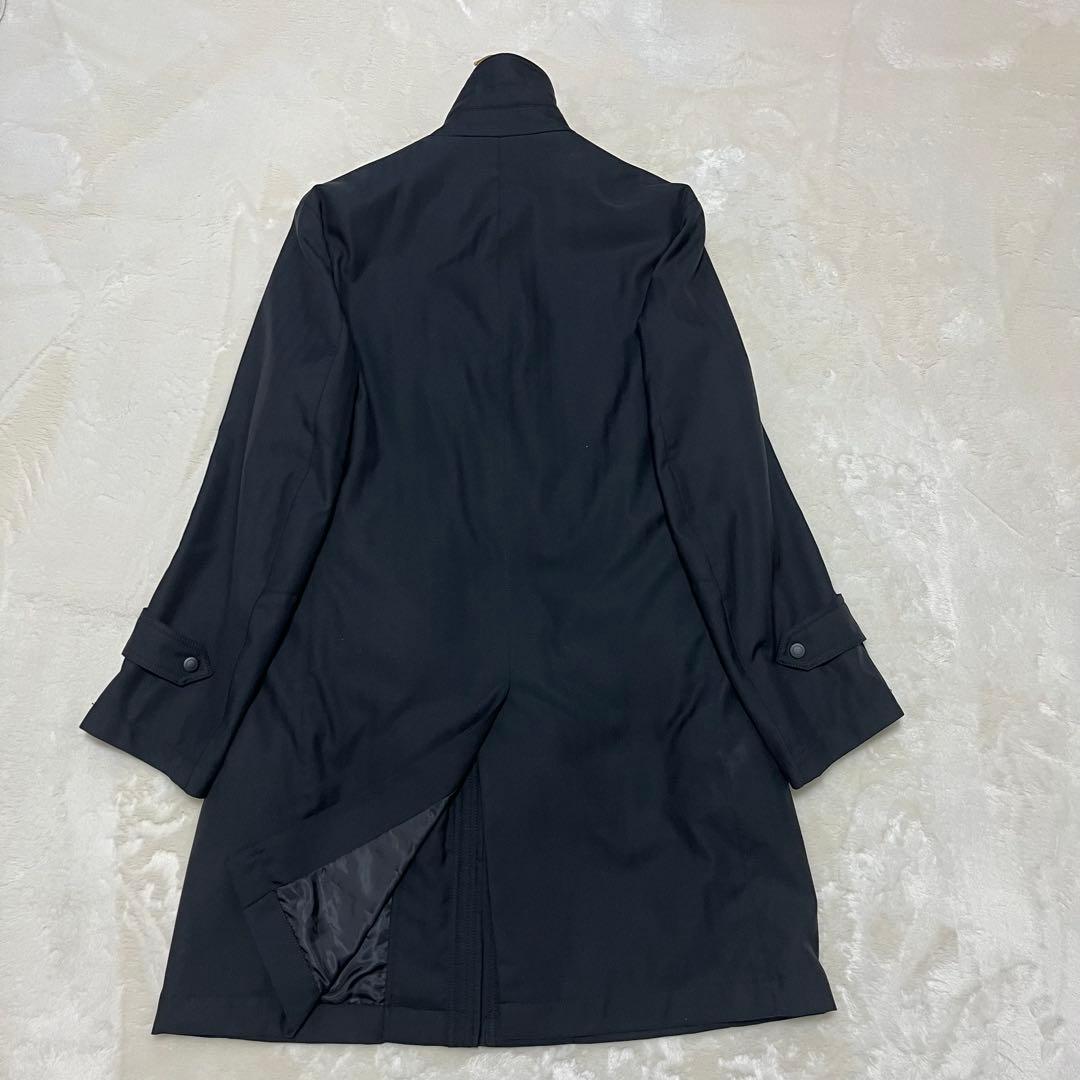 美品✨ダーバン　ステンカラーコートM ダウンライナー付　2WAYブラック　ロング