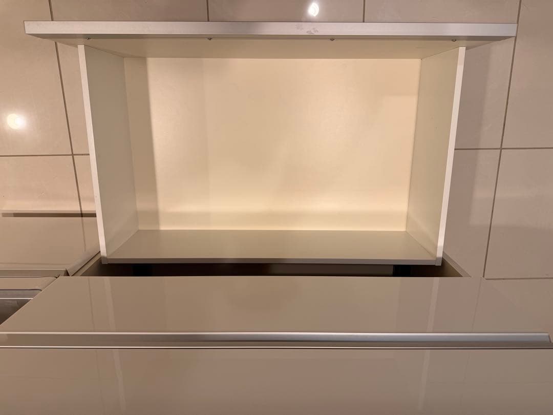 かずみさん専用 ACTUS アクタス ホワイト 食器棚 ガラス扉付き