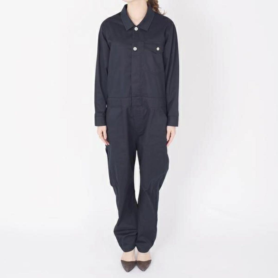 SHIPS別注 UNIVERSAL OVERALL ジャンプスーツ 黒 ブラック