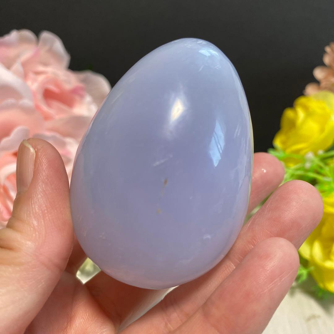 ブルーカルセドニー たまご 置石