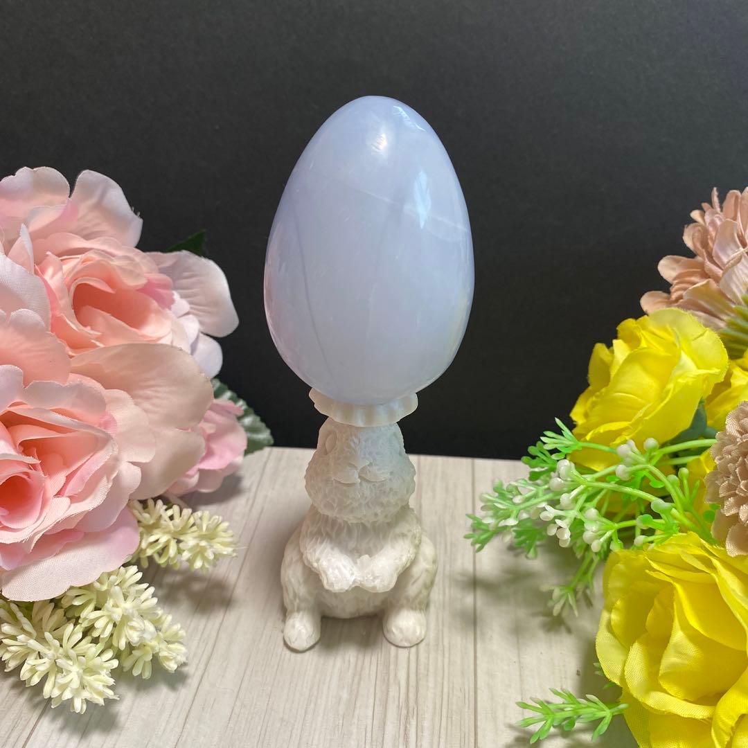 ブルーカルセドニー たまご 置石