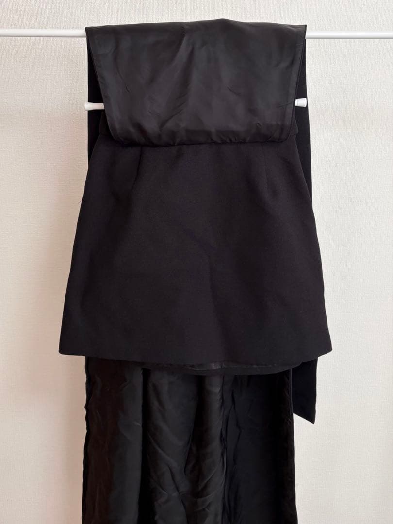 最終お値下げ　Pachman パハマン スカート ブラック 日本製 変形デザイン