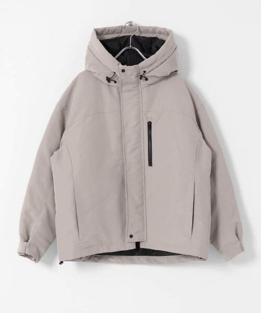 新品◎サニーレーベル◎フーディーダウンジャケット//グレージュ