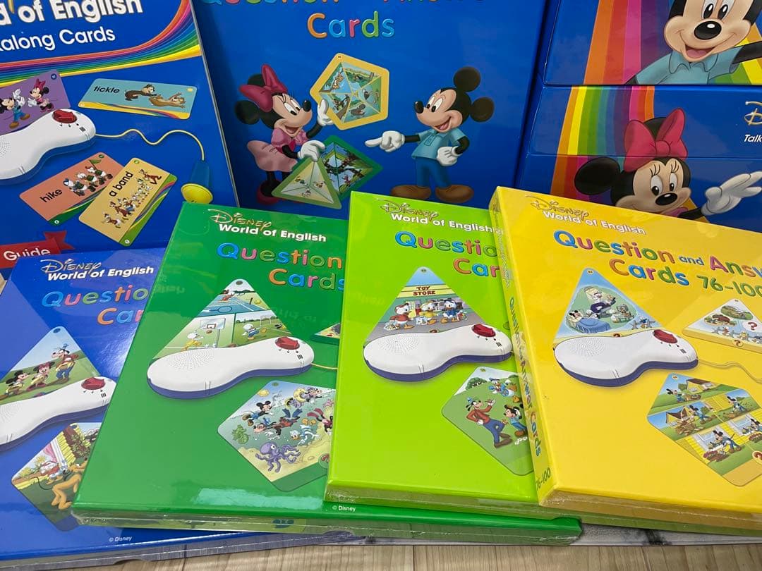 DWE ディズニー英語システム　トークアロング　Q&Aカードセット 623