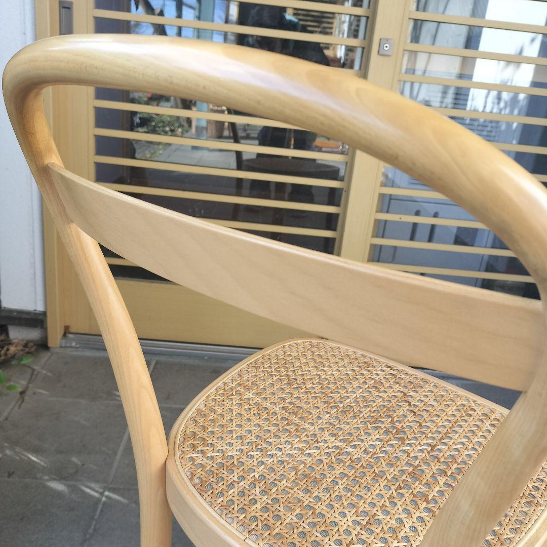 【A】曲げ木チェア　無印良品　トーネット社　ブナ材　ラタン