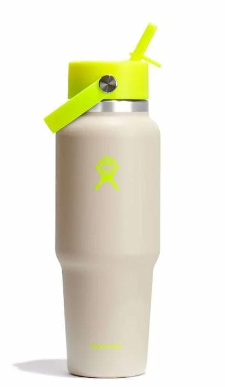 【日本未発売】Hydro Flask 32oz ネオンイエロー ストロー付