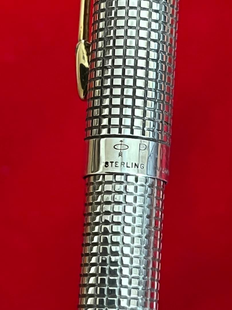 パーカーボールペン75 シズレ スターリングシルバーケース付‼️美品‼️