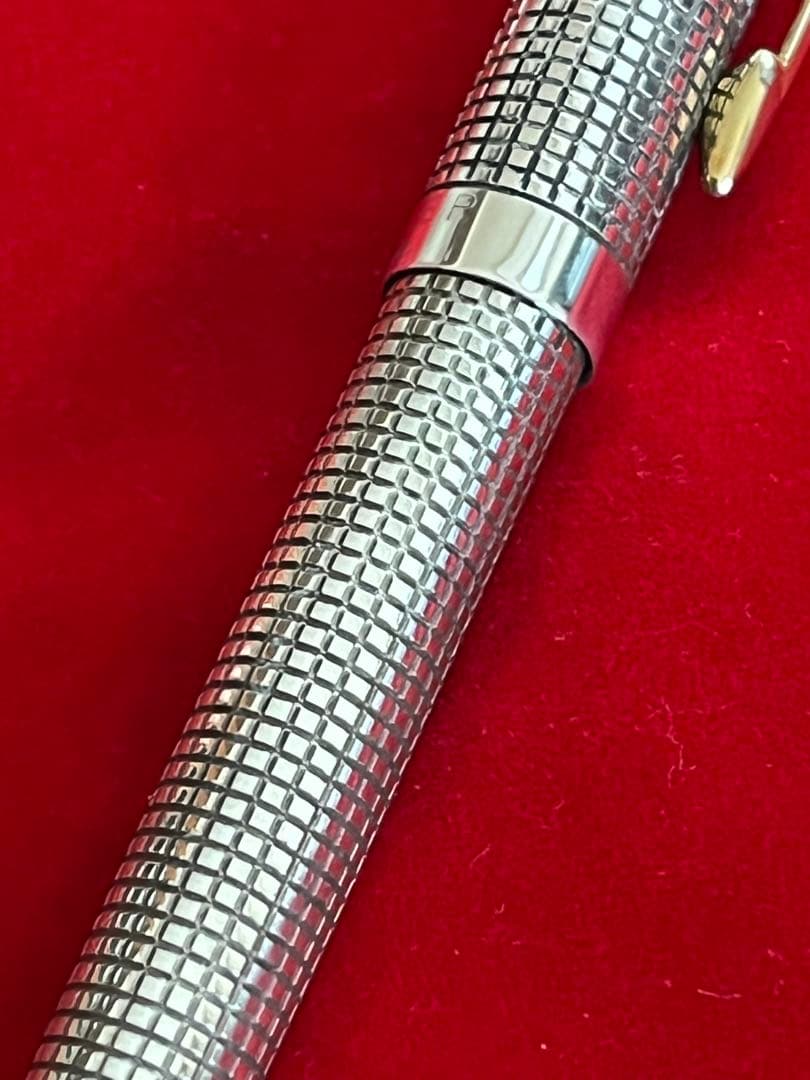 パーカーボールペン75 シズレ スターリングシルバーケース付‼️美品‼️