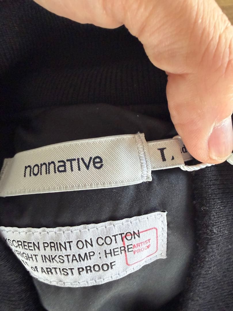 ジャケット・アウター nonnative fragment MA-1 innovaten black