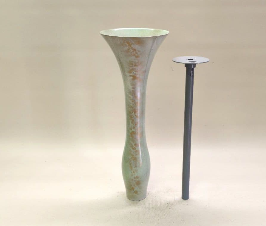 銅製花器　池坊好み　池坊花器