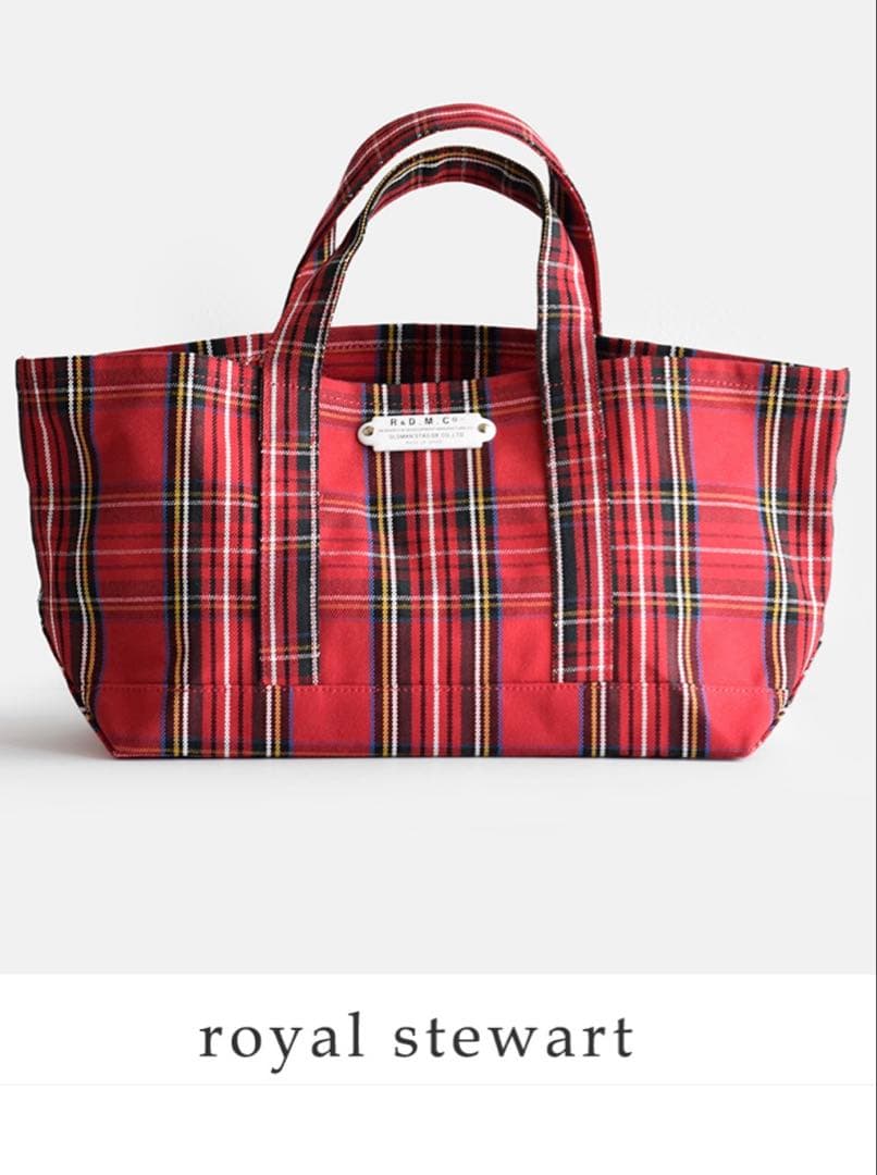R & D.M.Co-(オールドマンズテーラー)タータンチェックトートバッグS