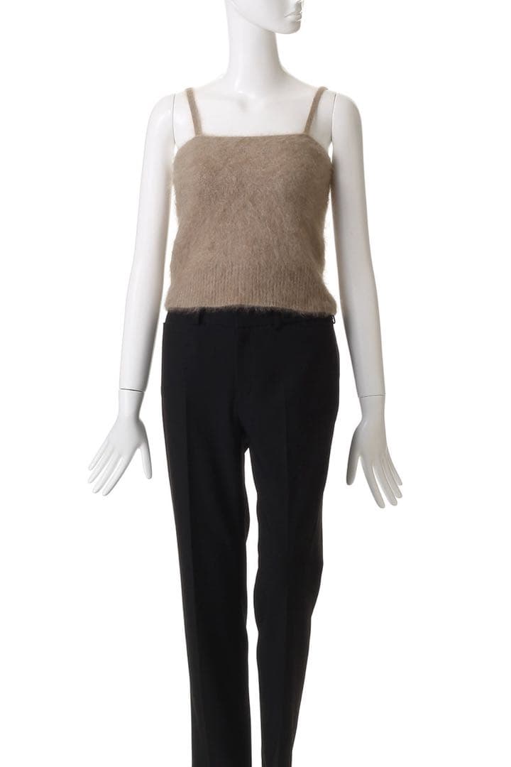 今季 ebure カシミアファーニット キャミソール 58300