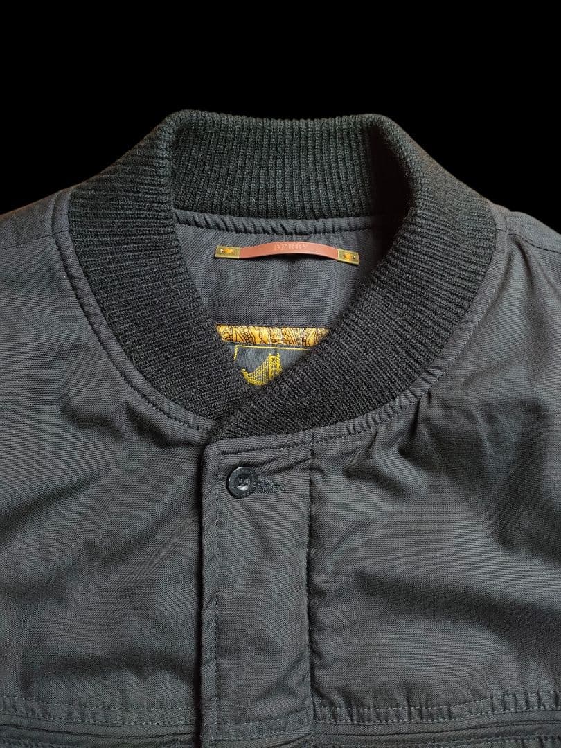 ダービーオブサンフランシスコ ブラック　ゴールド ダービージャケット