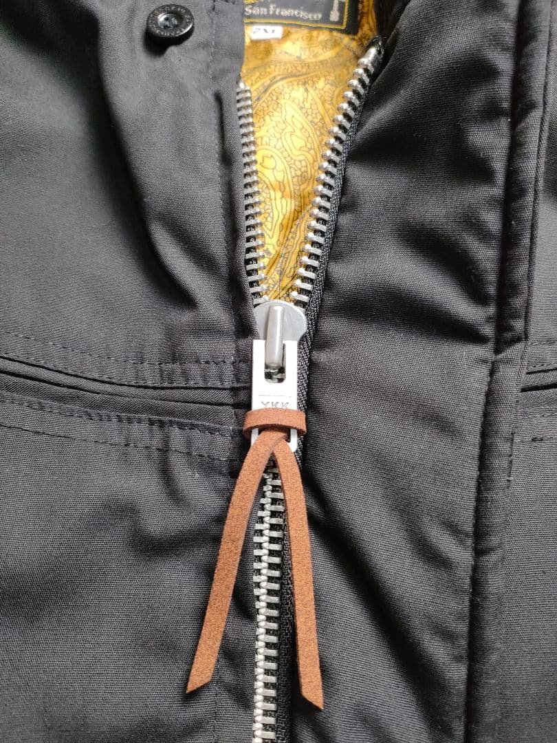 ダービーオブサンフランシスコ ブラック　ゴールド ダービージャケット