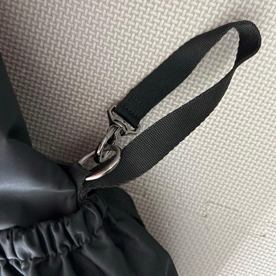 美品　agnès b. マザーズバッグ 黒　おむつ替えマット未使用　2WAY