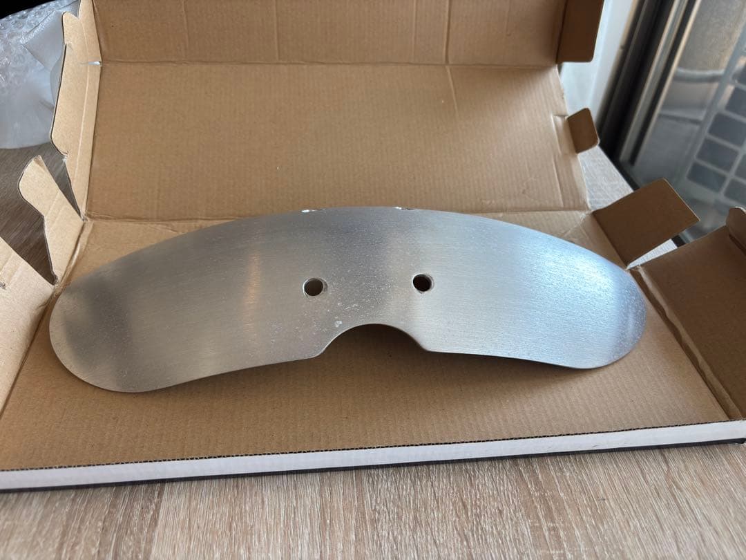 モートーン(Motone) フロントフェンダー SHORTY アルミ ブラッシュ