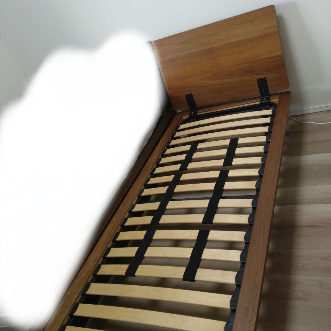 無印良品 ベッドフレーム スモール ウォルナット