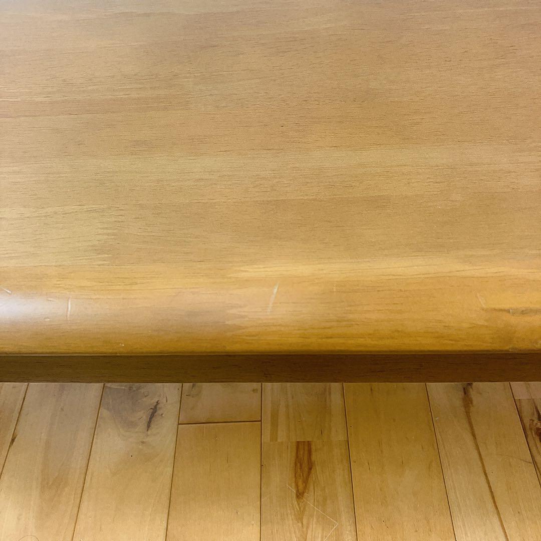 karimoku カリモク　変形　テーブル　半円　ローテーブル　3本脚