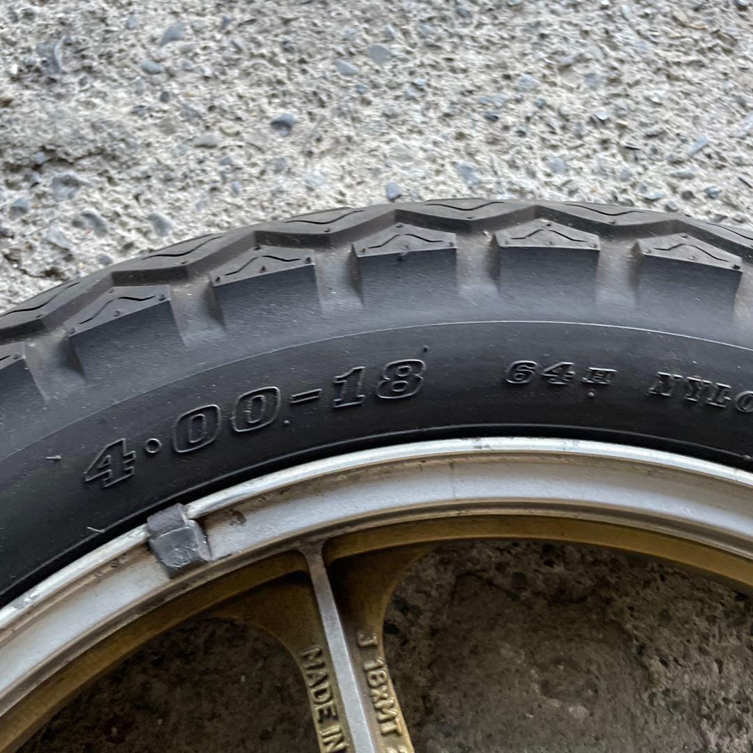 値下げ　Z250LTDリア18インチ4.00-18