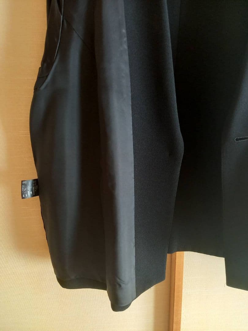 礼服　東京ソワール　黒23号大きいサイズ ブラック　ワンピーススーツ、ジャケット