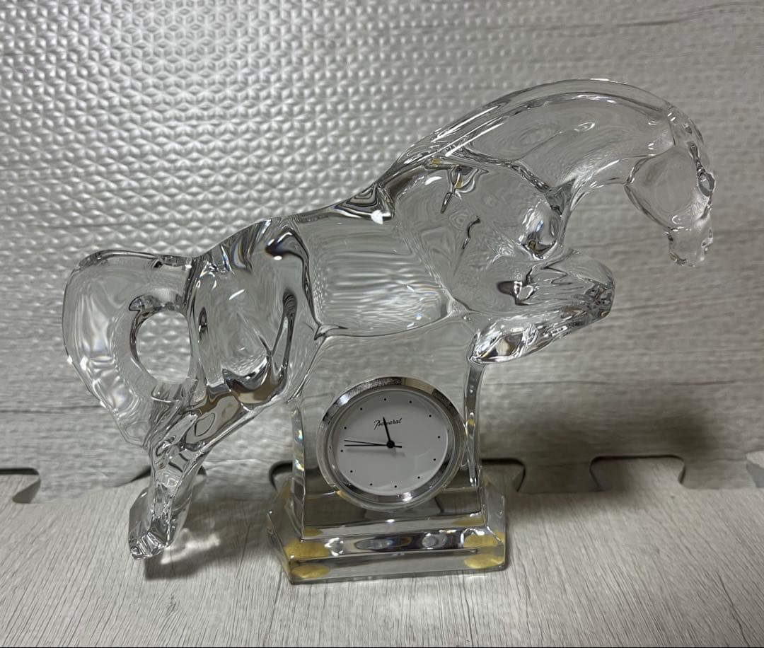 Baccarat バカラ 馬 ホース 時計