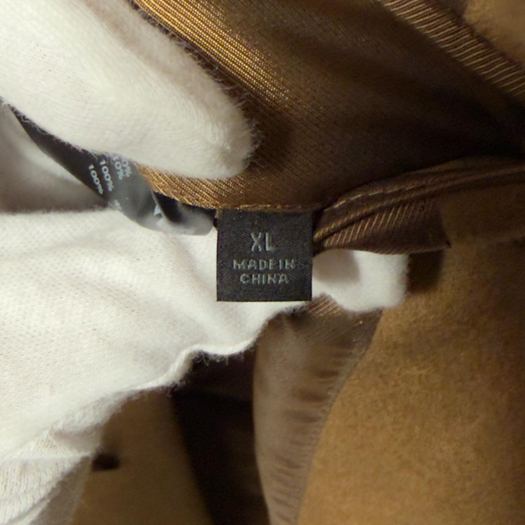 UNIQLO ユニクロ ウールカシミヤチェスターコート ブラウン XL