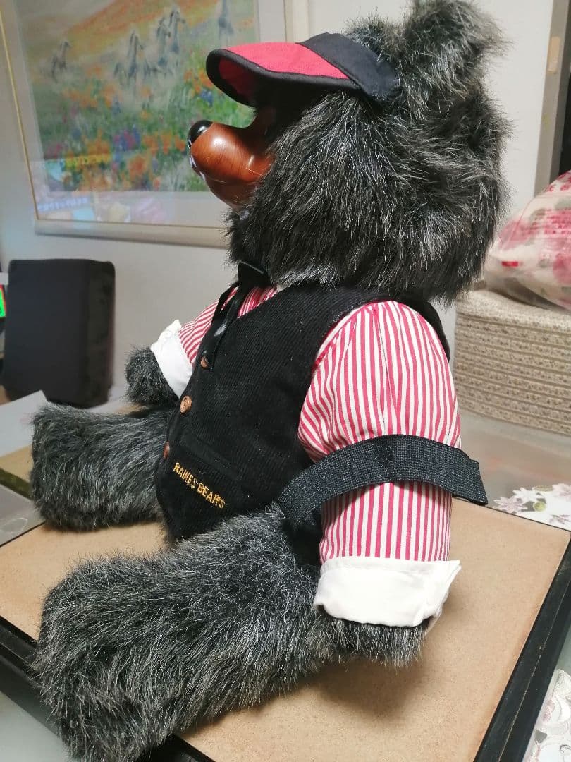 熊ぬいく・木彫り・熊・人形