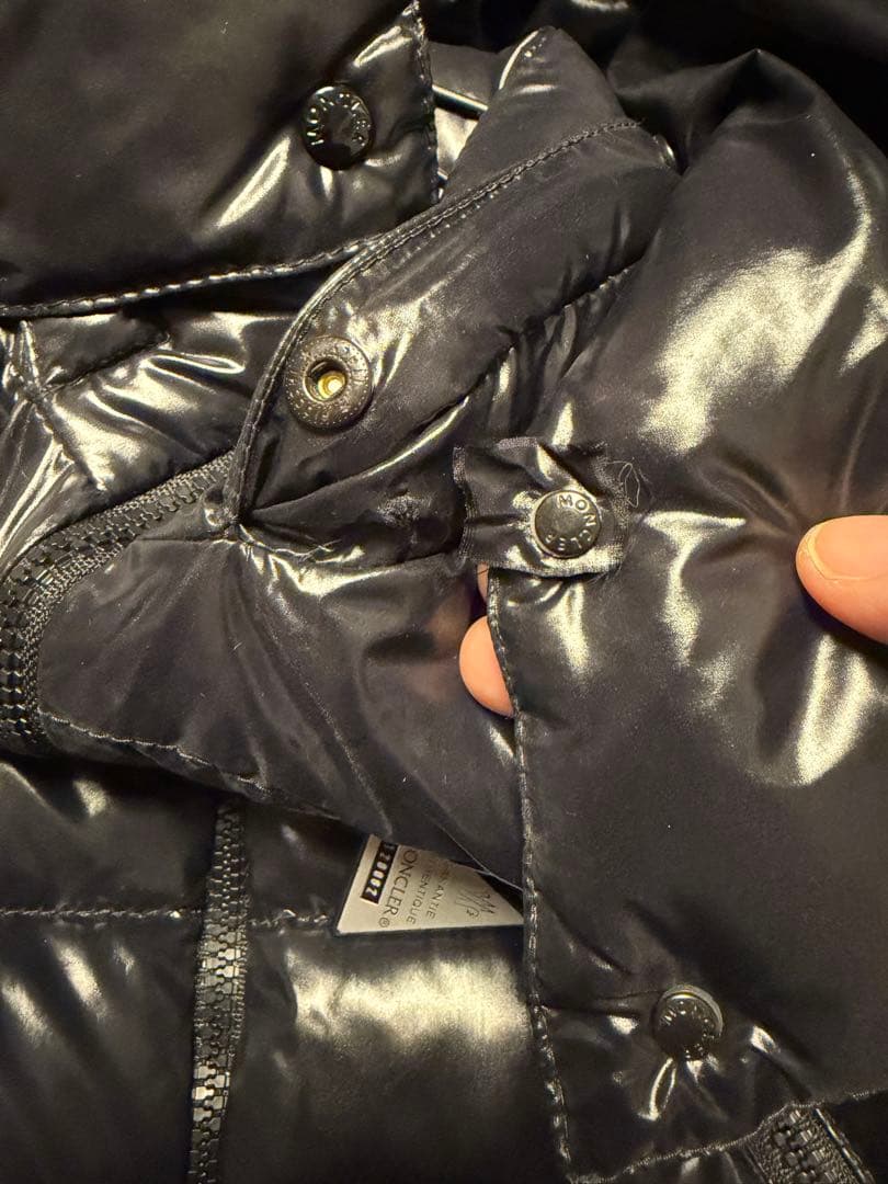 【美品】モンクレール MONCLER バディ BADY ブラック サイズ0