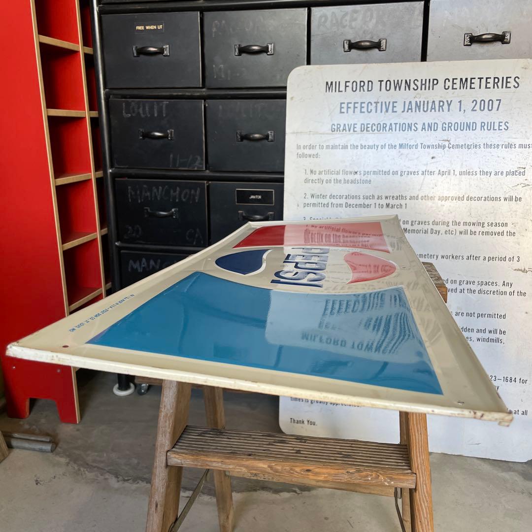 80's U.S.A vintage PEPSI COLA ペプシ サイン 看板